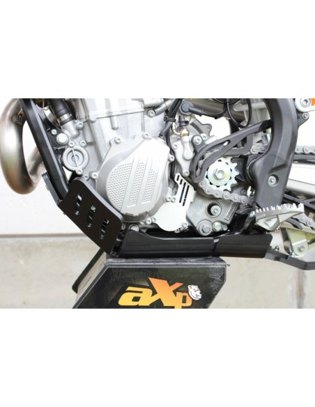 Placă de protecție AXP Enduro Xtrem - HDPE 8mm Husqvarna FE450/501 Negru