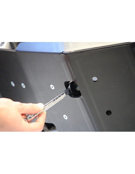 Placa de protectie AXP Enduro Xtrem - HDPE 8mm KTM/Husqvarna Negru