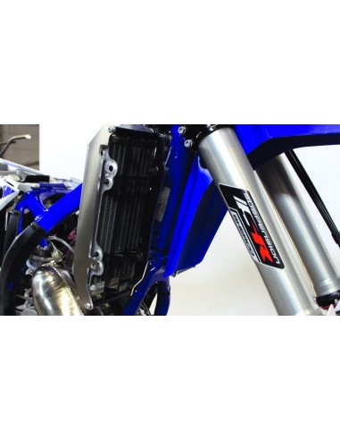 Apărătoare radiator AXP aluminiu - Suzuki RM-Z450 Negru