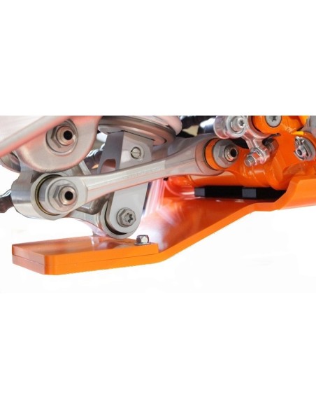 Placa de protectie AXP Enduro Xtrem - HDPE 8mm KTM SX250 Portocaliu