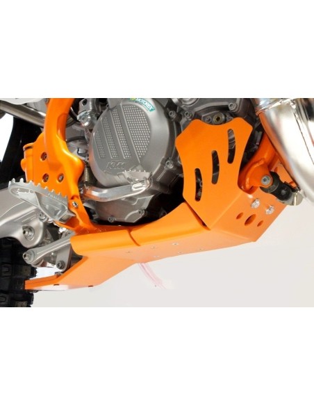 Placa de protectie AXP Enduro Xtrem - HDPE 8mm KTM SX250 Portocaliu