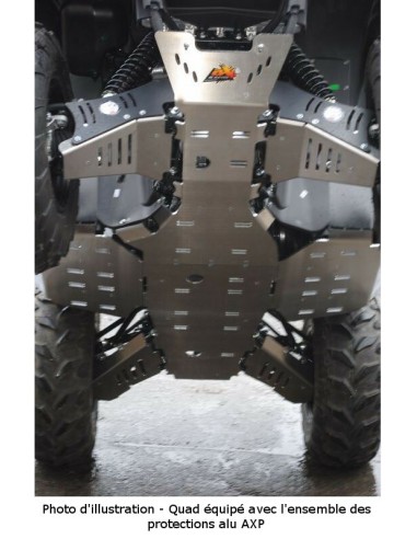 AXP Central skid plate - Aluminium 6mm Yamaha Grizzly 700