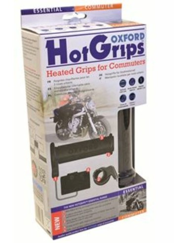 Manere încălzite OXFORD Hot Grips Essential Commuter Negru