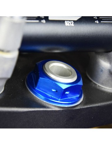 SCAR Steering Stem Nut Blue