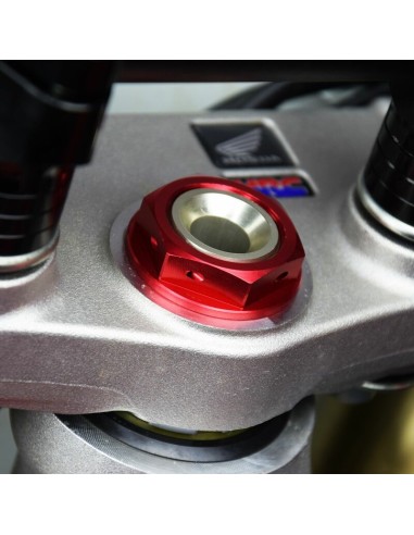 SCAR Steering Stem Nut Red