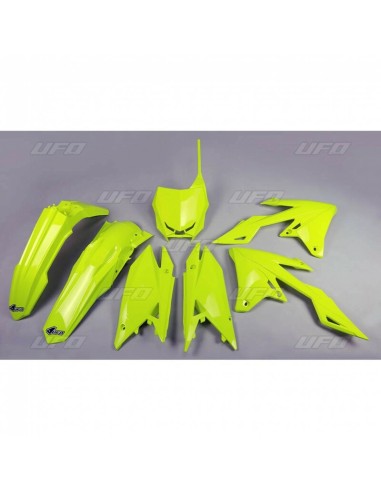 Kit plastic UFO galben neon Suzuki RM-Z250