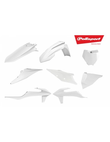 POLISPORT Plastic Kit White KTM SX/SX-F