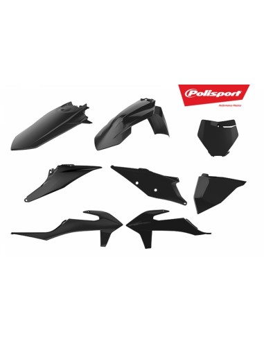 Kit Plastic POLISPORT Negru KTM SX/SX-F