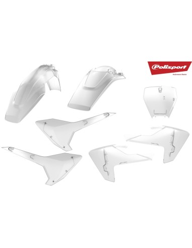 Kit plastic POLISPORT Transparent Husqvarna FC/TC Transluscent