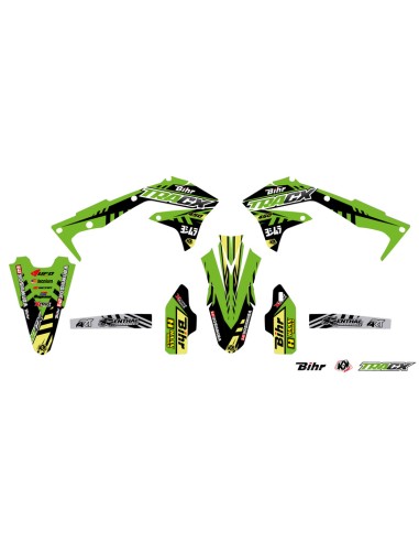 UFO Plastic & Graphic Kit OEM Color Kawasaki KX450F