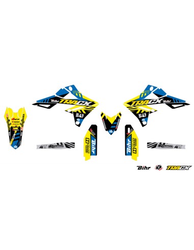 Set de plastic și grafică UFO Culoare OEM Suzuki RM-Z250/450