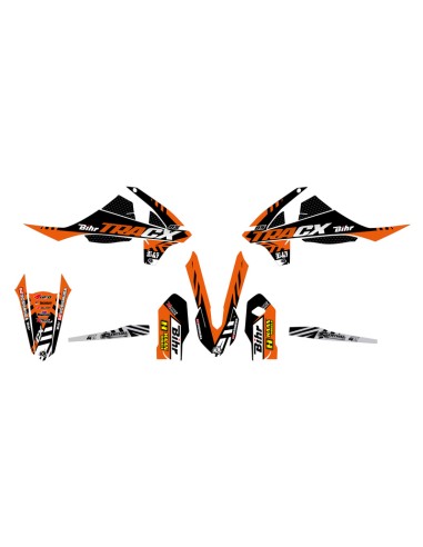 Kit grafic și plastic UFO culoare OEM KTM SX85