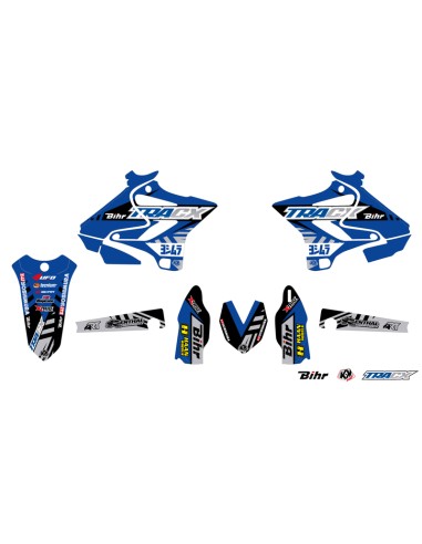 UFO Plastic & Graphic Kit OEM Color Yamaha YZ125/250