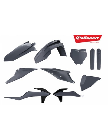 POLISPORT Plastics Kit Nardo Grey KTM SX/SX-F