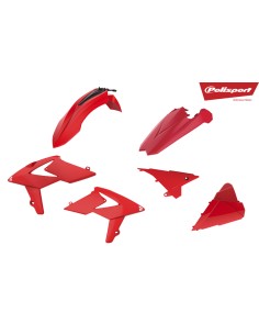 POLISPORT Plastics Kit Red...