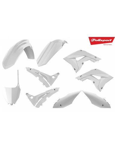 POLISPORT Plastics Kit White Honda CR125/250R