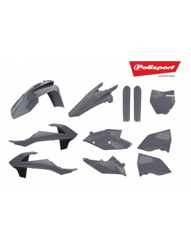 POLISPORT Plastic & Graphic Kit Nardo Grey/Stealth Deco KTM