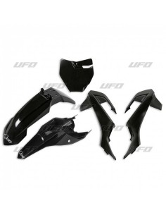 UFO Plastic Kit Black KTM...