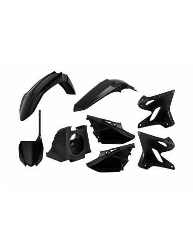 Kit Plastic POLISPORT Black Yamaha YZ125/250