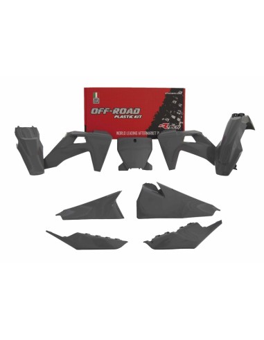 RACETECH Plastic Kit Quantum Grey Husqvarna