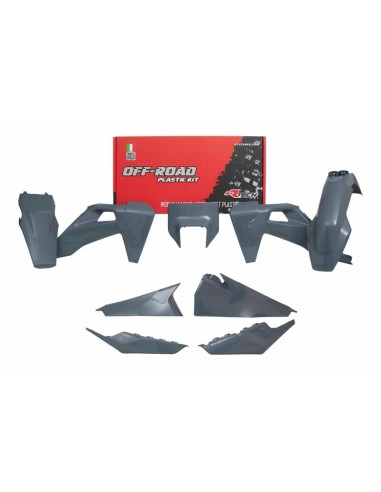 Kit plastic RACETECH Quantum Grey KTM