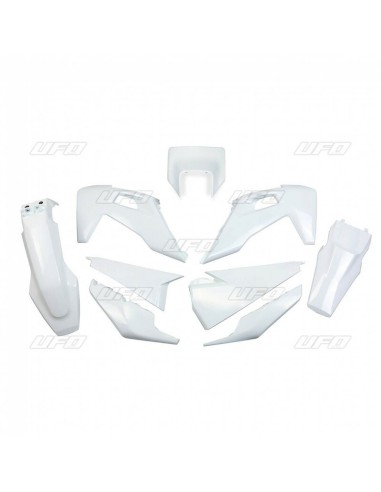 UFO Plastic Kit White Husqvarna FE/TE