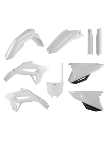 POLISPORT Plastic Kit White Honda CRF450R