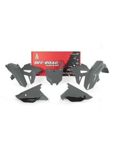 Kit materiale plastice RACETECH Quantum Grey - Honda CRF450R