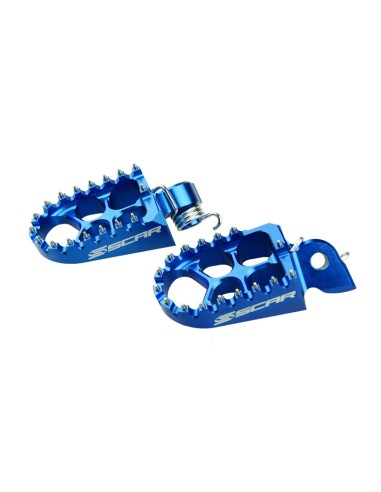 SCAR EVO Foot Pegs Blue