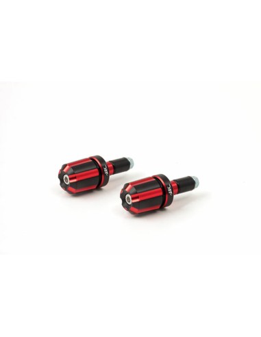 LSL Dual Dise Bar Ends Black/Red