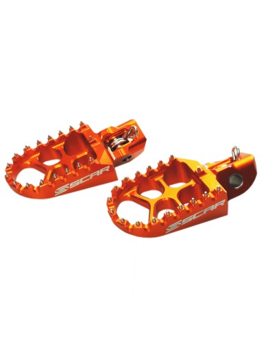 SCAR EVO Foot Pegs Orange