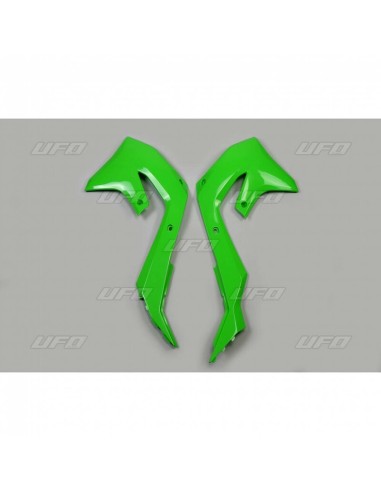 UFO Radiator Covers Green Kawasaki KX450