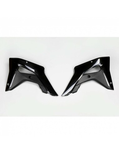 UFO Radiator Covers Black Honda CR250RX