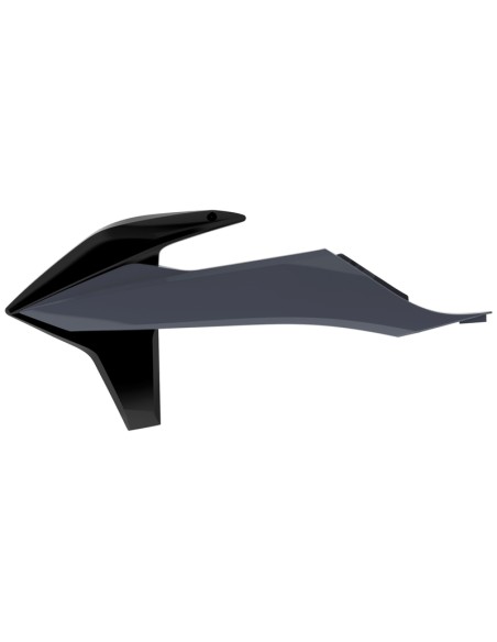 Capace radiator POLISPORT Negru/Nardo Gri KTM SX/SX-F