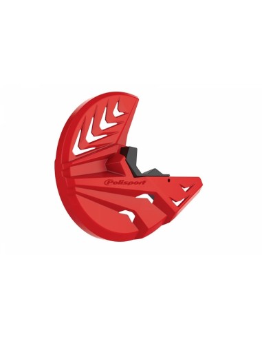 POLISPORT Protector Furcă Inferioară și Disc Roșu Honda CRF450/250R