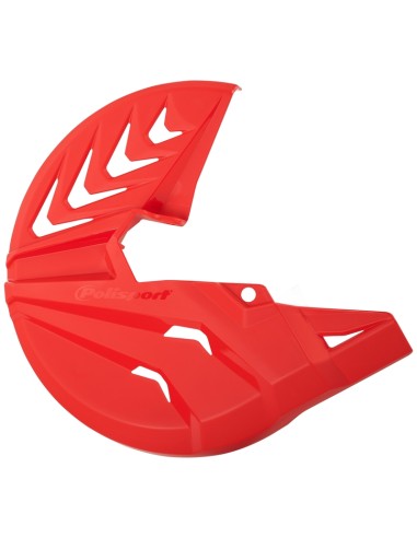 POLISPORT Front Disc Protector Rouge