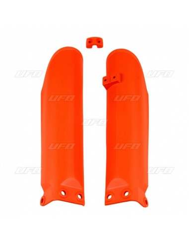 UFO Fork Guards Neon Orange KTM SX85