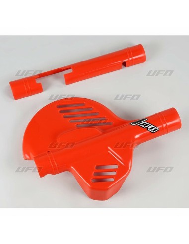 UFO Front Disc Protector Orange (90') Honda XR600R