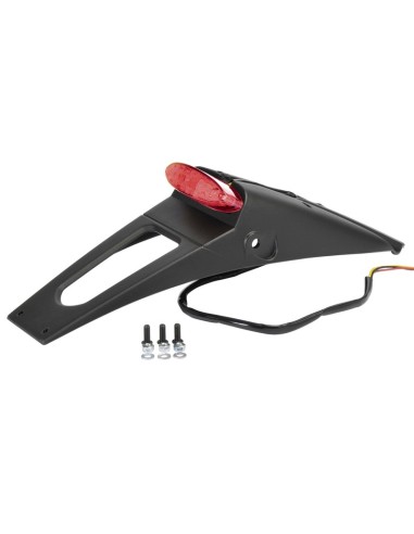 POLISPORT RSP Led 2.0 Negru cu lumină și lumină plăcuță de înmatriculare