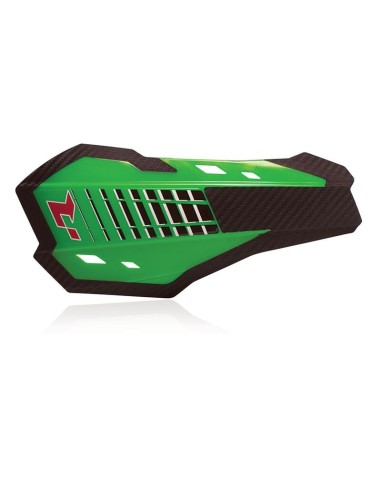 RACETECH HP2 Hanguards KXF Verde