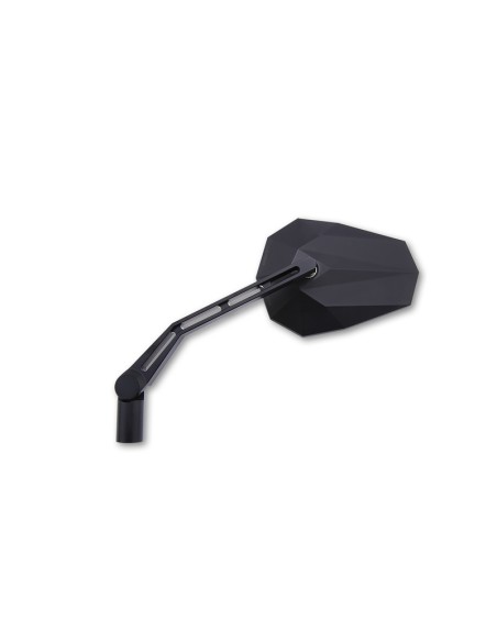 HIGHSIDER pro Handlebar Mirror Stealth-X1 Black (Pair)