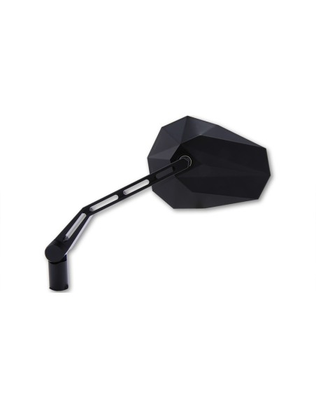 HIGHSIDER pro Handlebar Mirror Stealth-X1 Black (Pair)