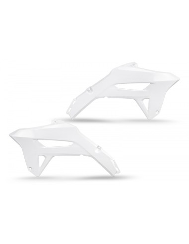 UFO Radiator Covers White Honda CRF450R