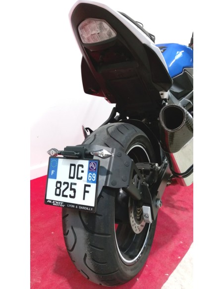 ACCESS DESIGN ''Wheel Fitted'' License Plate Holder Black Suzuki GSR750