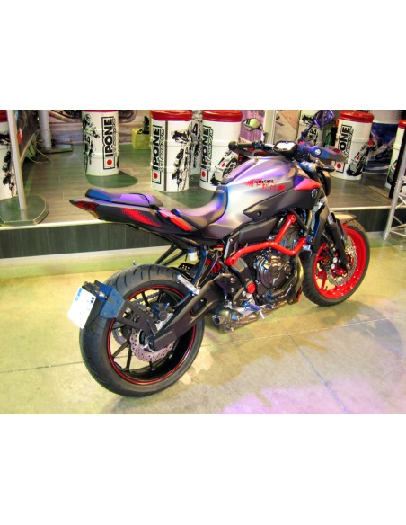 ACCESS DESIGN Suport plăcuță de înmatriculare „montat pe roți” negru Yamaha MT-07