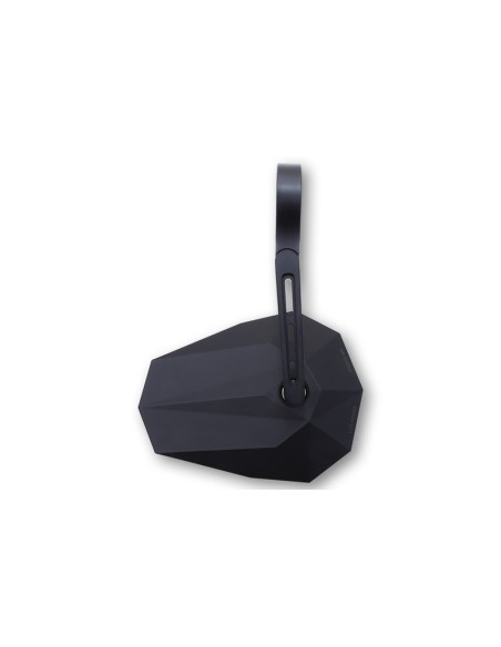 HIGHSIDER pro Bar End Mirror Stealth-X5 Black Short (1pc)