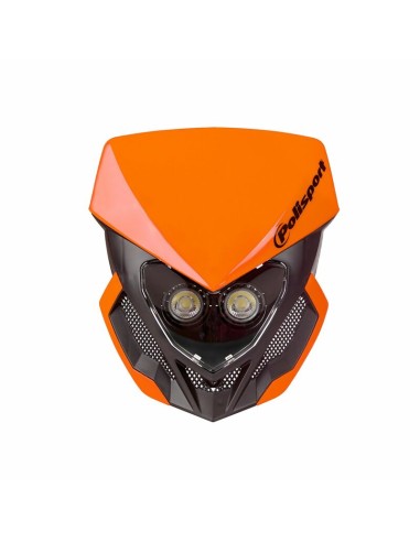 POLISPORT Lookos Evo Headlight Orange/Black