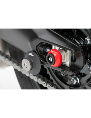 Kit LSL cu bile pentru crash spate Red Yamaha MT-09