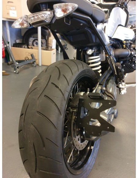 ACCESS DESIGN Side License Plate Holder Black BMW R Nine T1200