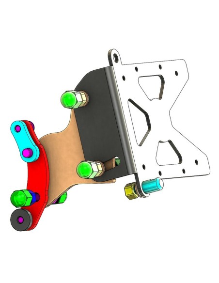 ACCESS DESIGN Side License Plate Holder Black BMW R Nine T1200